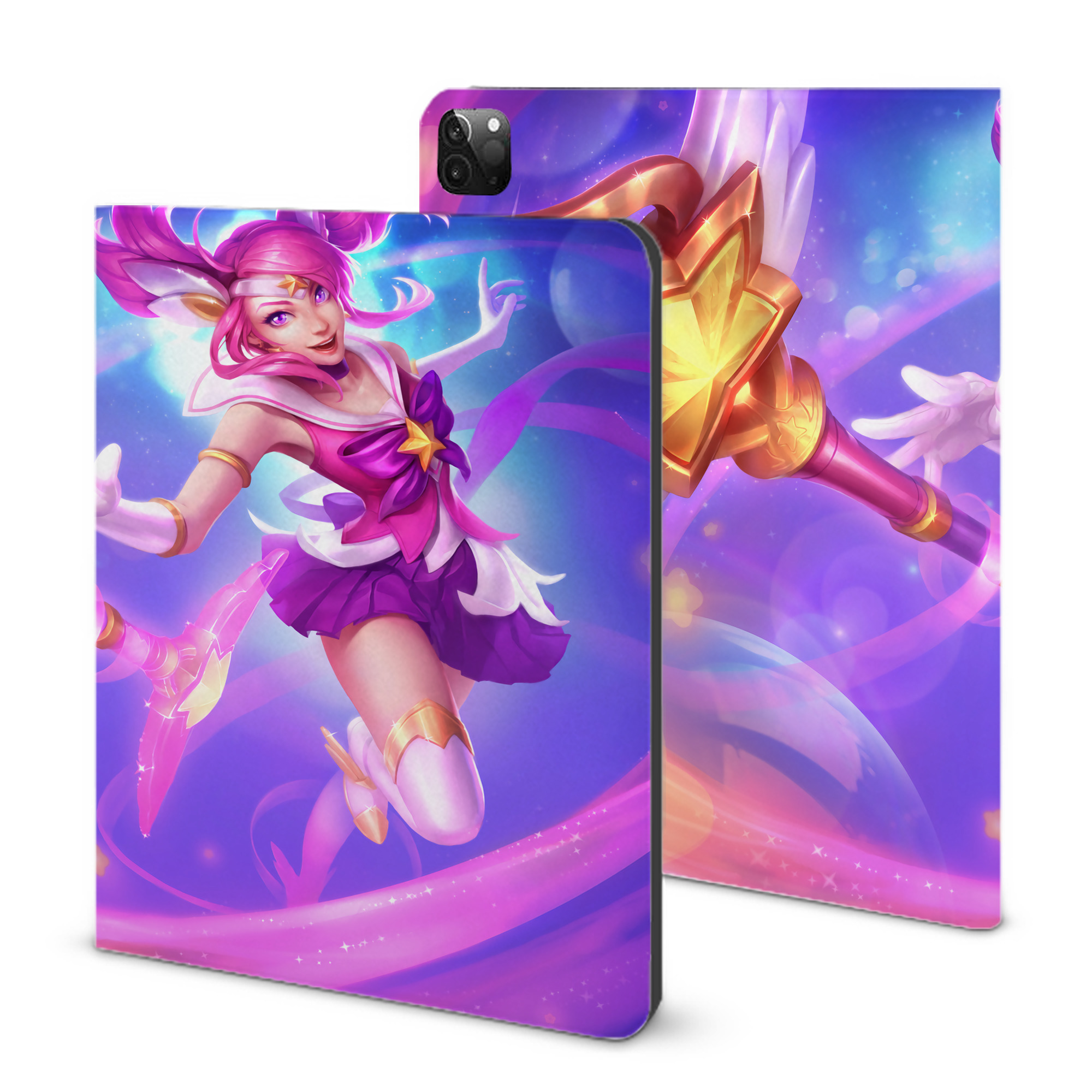 リーグ・オブ・レジェンド League of Legends LOL IPadケース ペンホルダー付き ブックスタイルデザイン
